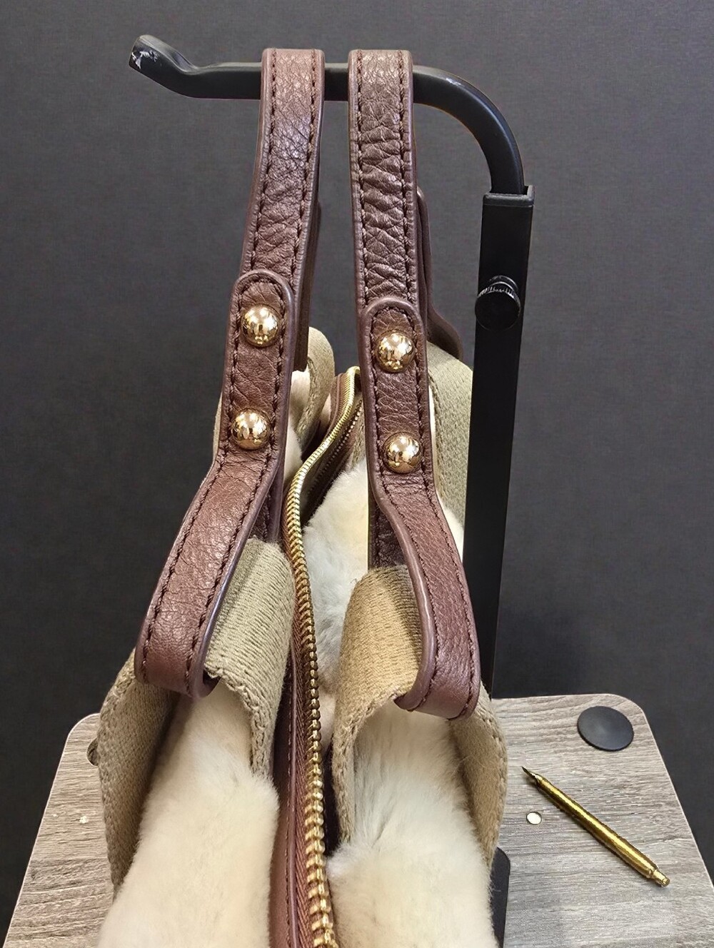 UGG Australia Shearling Satchel Bag - Picture 6 of 14